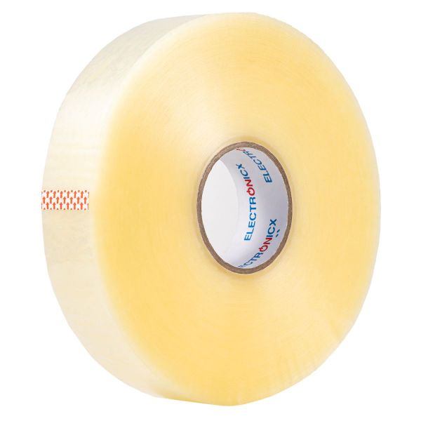 1 Rolle Maschinenpackband Maschinenklebeband Packband Verpackunsgsmaschine Langrolle 50mm x 990 Meter transparent