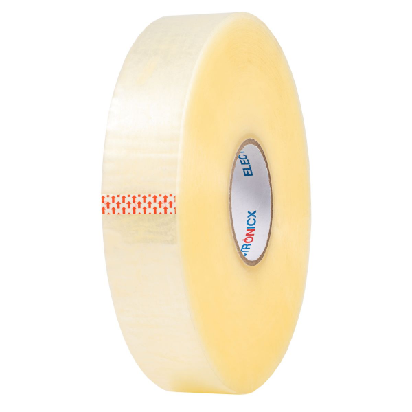 1 Rolle Maschinenpackband Maschinenklebeband Packband Verpackunsgsmaschine Langrolle 50mm x 990 Meter transparent