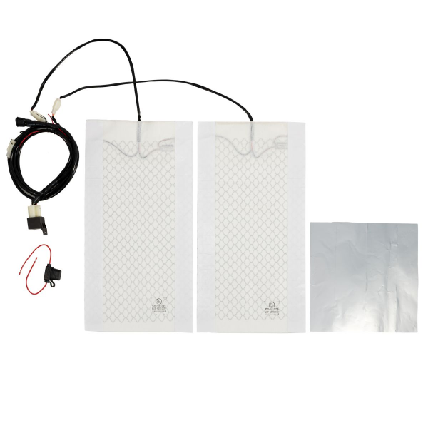 Electronicx Carbon seat heater retrofit set Universal 2x heating mats Round switch car seat heater 2 steps switch 1 piece New