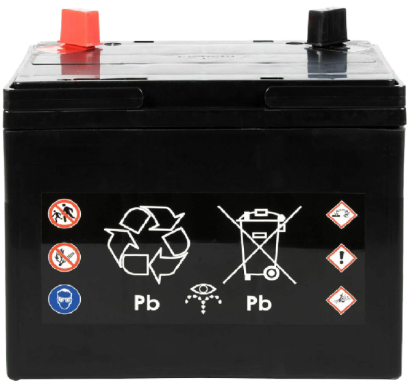 Electronicx u1r agm 30ah 330a battery lawn tractor riding lawn mower