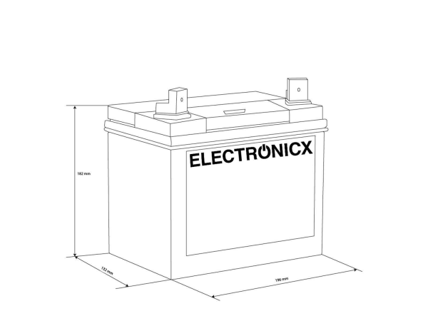 Electronicx u1r agm 30ah 330a battery lawn tractor riding lawn mower