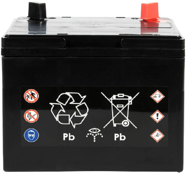 Electronicx u1(9) agm 30ah 330a battery lawn tractor riding lawn mower