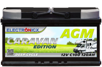 Electronicx Caravan Edition battery agm 120 ah 12v...