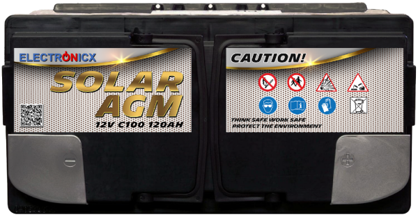 Electronicx solar edition battery agm 120 ah 12v solar supply solar battery