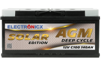 Solar battery 12v 140ah Electronicx solar edition agm...