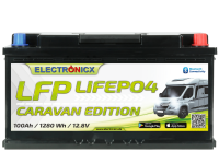 Electronicx Caravan Edition LiFePO4 Battery 12v 100Ah lfp...