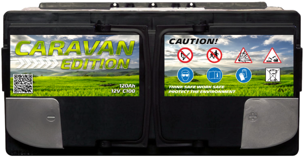 Electronicx Caravan Edition Gel Batterie 120 AH 12V Wohnmobil Boot Versorgung