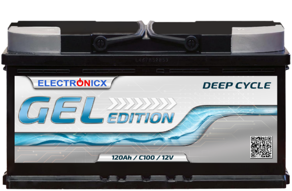 Electronicx Edition gel battery 120 ah 12v motorhome boat supply