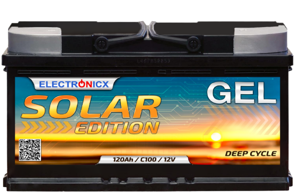Electronicx Solar Edition Gel Battery 120 ah 12v Solar Power Supply Solar Battery