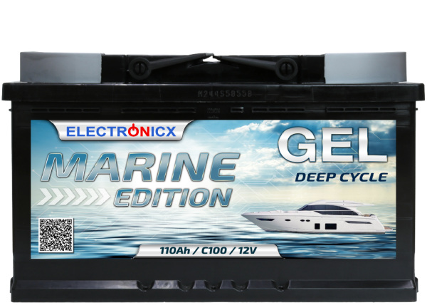 gel battery 110ah Electronicx Marine Edition boat ship supply battery 12v battery deep boat battery car battery solar battery solar batteries..