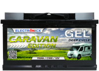 Electronicx Caravan Edition Gel Batterie 110 AH 12V...