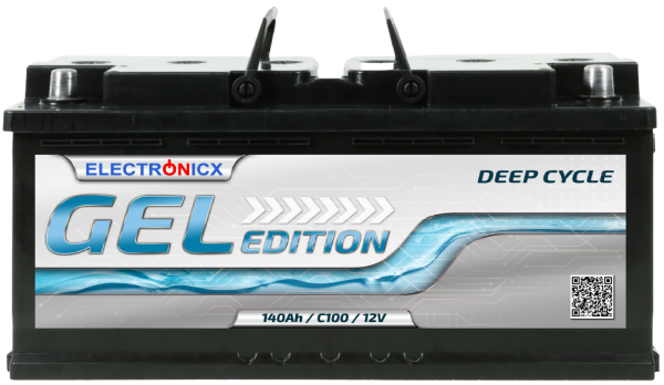 Electronicx Edition gel battery 140 ah 12v motorhome boat supply