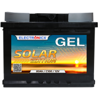 Solarbatterie 12V 80AH Electronicx Solar Edition GEL...