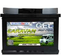 Electronicx Caravan Edition Gel Batterie 80 AH 12V...