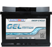 Electronicx Edition Gel Batterie 80 AH 12V Wohnmobil Boot...