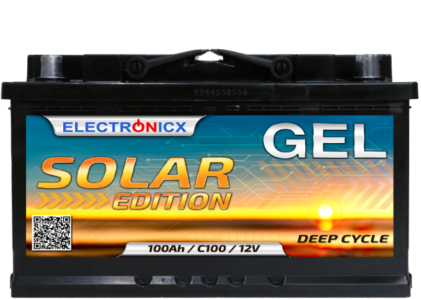 Electronicx Solar Edition GEL Batterie 100 AH 12V Solar Versorgung Solarbatterie