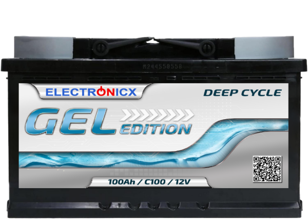 Electronicx Edition gel battery 100 ah 12v supply battery leisure battery